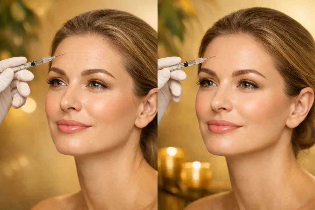 How Botox Softens Forehead Lines
