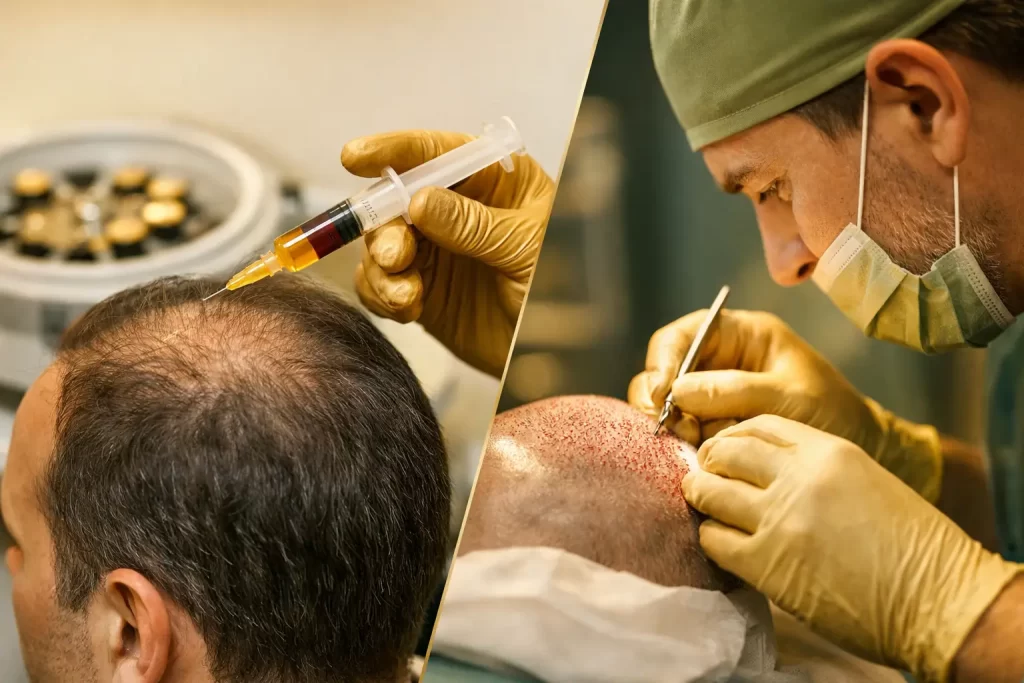 PRP Versus Hair Transplant: Which Fits You?