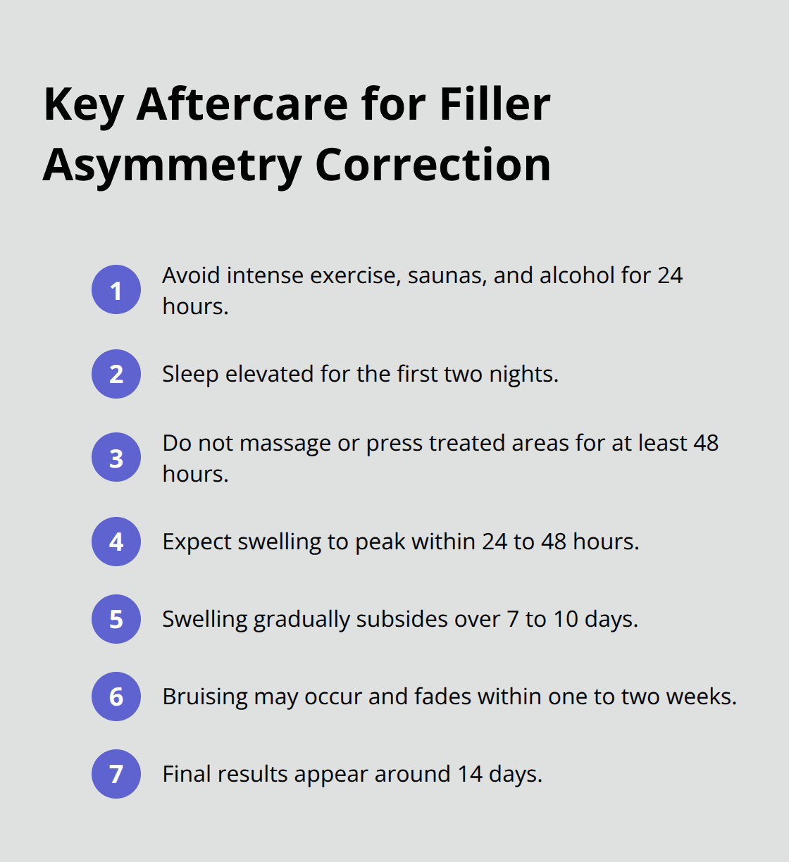 Essential post-treatment steps to reduce swelling and protect results - dermal fillers for facial asymmetry